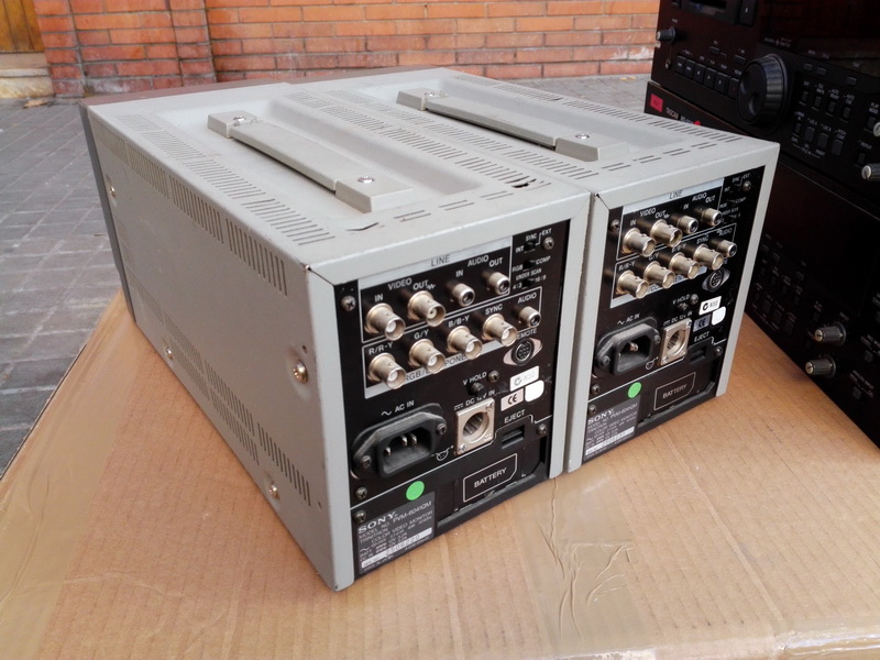 monitor sony trinitron pvm-6041qm metal func 17x14.5x35.5 2u